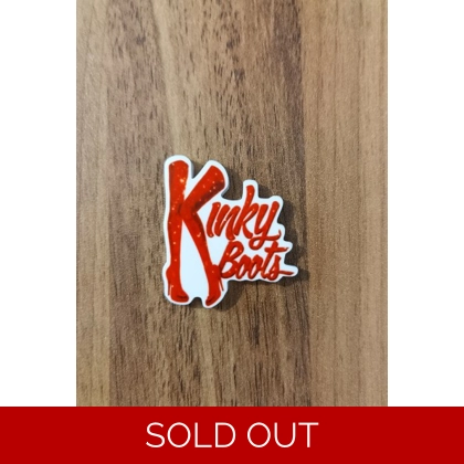 Kinky Boots The Musical Logo Single Pin Badge